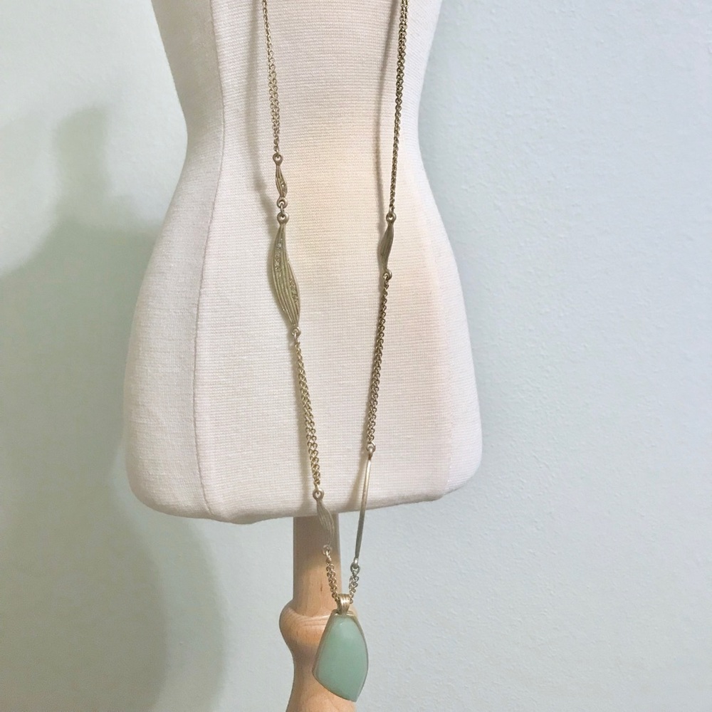 CHLOE + ISABEL ||  Gilded Reeds Aventurine Pendant